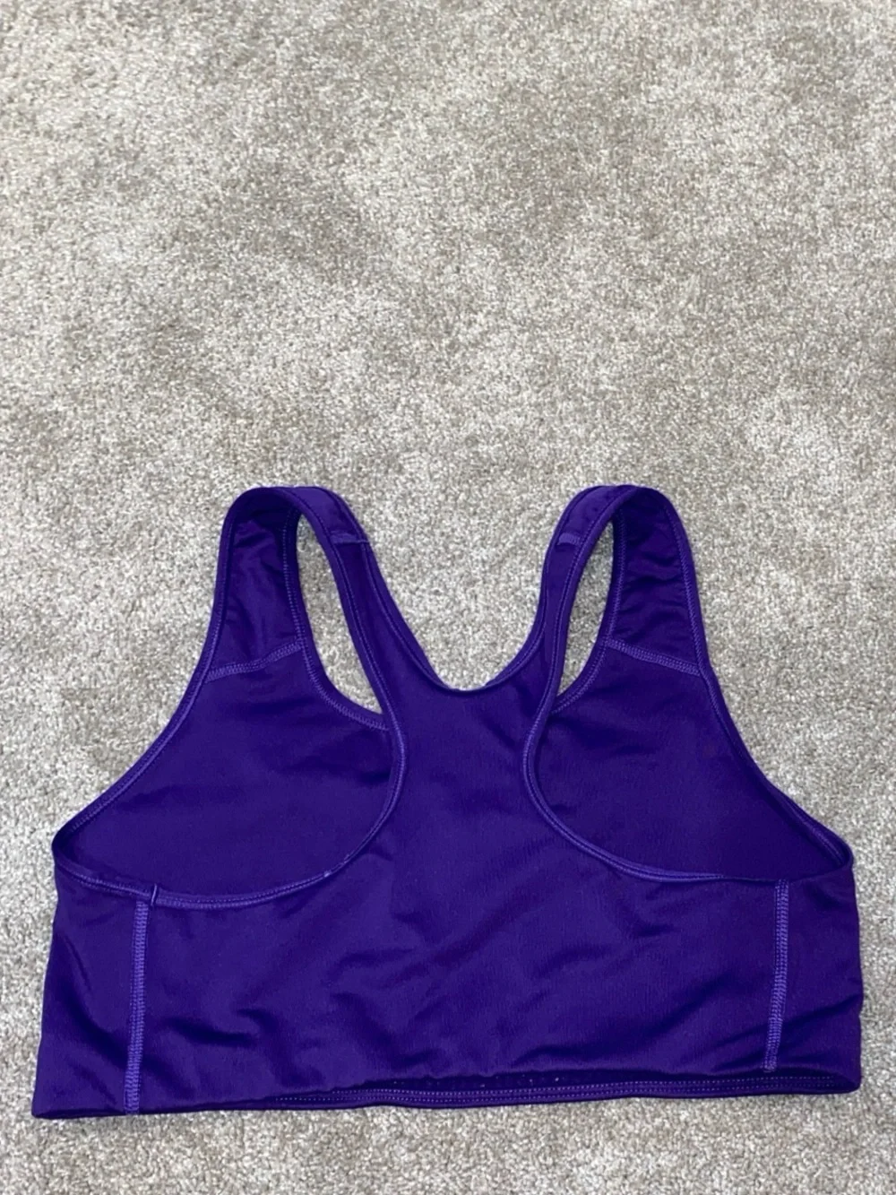 Nike Sports Bra Bundle Swoosh Medium Support Gray And Purple Size L Not Padded